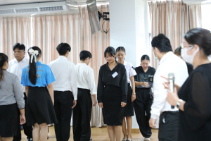 ร่วมพิธีปฐมนิเทศการฝึกซ้อมการเข้ารับพระราชทานปริญญาบัตร ประจำปี พ.ศ. 2569