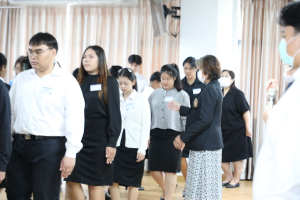 ร่วมพิธีปฐมนิเทศการฝึกซ้อมการเข้ารับพระราชทานปริญญาบัตร ประจำปี พ.ศ. 2569