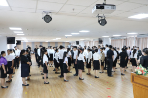 ร่วมพิธีปฐมนิเทศการฝึกซ้อมการเข้ารับพระราชทานปริญญาบัตร ประจำปี พ.ศ. 2569