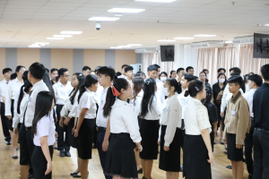 ร่วมพิธีปฐมนิเทศการฝึกซ้อมการเข้ารับพระราชทานปริญญาบัตร ประจำปี พ.ศ. 2569