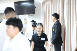 ร่วมพิธีปฐมนิเทศการฝึกซ้อมการเข้ารับพระราชทานปริญญาบัตร ประจำปี พ.ศ. 2569