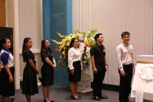 ร่วมพิธีปฐมนิเทศการฝึกซ้อมการเข้ารับพระราชทานปริญญาบัตร ประจำปี พ.ศ. 2569