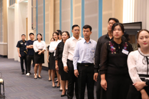 ร่วมพิธีปฐมนิเทศการฝึกซ้อมการเข้ารับพระราชทานปริญญาบัตร ประจำปี พ.ศ. 2569