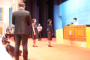 ร่วมพิธีปฐมนิเทศการฝึกซ้อมการเข้ารับพระราชทานปริญญาบัตร ประจำปี พ.ศ. 2569