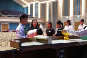 ร่วมพิธีปฐมนิเทศการฝึกซ้อมการเข้ารับพระราชทานปริญญาบัตร ประจำปี พ.ศ. 2569