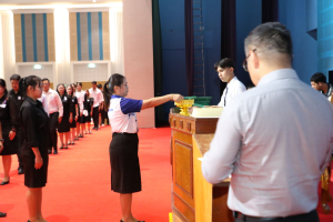 ร่วมพิธีปฐมนิเทศการฝึกซ้อมการเข้ารับพระราชทานปริญญาบัตร ประจำปี พ.ศ. 2569