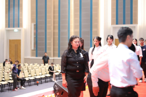 ร่วมพิธีปฐมนิเทศการฝึกซ้อมการเข้ารับพระราชทานปริญญาบัตร ประจำปี พ.ศ. 2569