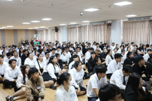 ร่วมพิธีปฐมนิเทศการฝึกซ้อมการเข้ารับพระราชทานปริญญาบัตร ประจำปี พ.ศ. 2569