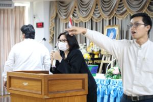 ร่วมพิธีปฐมนิเทศการฝึกซ้อมการเข้ารับพระราชทานปริญญาบัตร ประจำปี พ.ศ. 2569