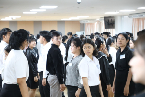 ร่วมพิธีปฐมนิเทศการฝึกซ้อมการเข้ารับพระราชทานปริญญาบัตร ประจำปี พ.ศ. 2569