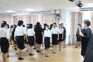ร่วมพิธีปฐมนิเทศการฝึกซ้อมการเข้ารับพระราชทานปริญญาบัตร ประจำปี พ.ศ. 2569