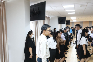 ร่วมพิธีปฐมนิเทศการฝึกซ้อมการเข้ารับพระราชทานปริญญาบัตร ประจำปี พ.ศ. 2569