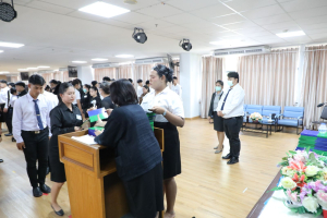 ร่วมพิธีปฐมนิเทศการฝึกซ้อมการเข้ารับพระราชทานปริญญาบัตร ประจำปี พ.ศ. 2569