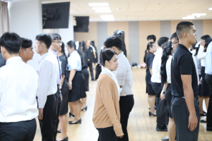 ร่วมพิธีปฐมนิเทศการฝึกซ้อมการเข้ารับพระราชทานปริญญาบัตร ประจำปี พ.ศ. 2569