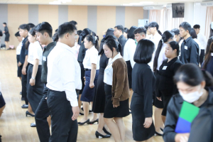 ร่วมพิธีปฐมนิเทศการฝึกซ้อมการเข้ารับพระราชทานปริญญาบัตร ประจำปี พ.ศ. 2569