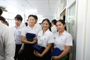 ร่วมพิธีปฐมนิเทศการฝึกซ้อมการเข้ารับพระราชทานปริญญาบัตร ประจำปี พ.ศ. 2569