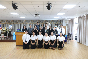 ร่วมพิธีปฐมนิเทศการฝึกซ้อมการเข้ารับพระราชทานปริญญาบัตร ประจำปี พ.ศ. 2569