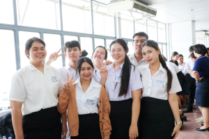 ร่วมพิธีปฐมนิเทศการฝึกซ้อมการเข้ารับพระราชทานปริญญาบัตร ประจำปี พ.ศ. 2569