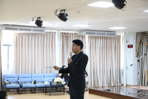 ร่วมพิธีปฐมนิเทศการฝึกซ้อมการเข้ารับพระราชทานปริญญาบัตร ประจำปี พ.ศ. 2569