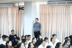ร่วมพิธีปฐมนิเทศการฝึกซ้อมการเข้ารับพระราชทานปริญญาบัตร ประจำปี พ.ศ. 2569
