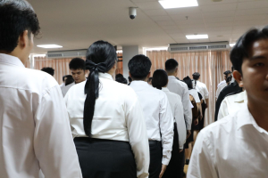 ร่วมพิธีปฐมนิเทศการฝึกซ้อมการเข้ารับพระราชทานปริญญาบัตร ประจำปี พ.ศ. 2569