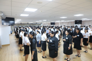ร่วมพิธีปฐมนิเทศการฝึกซ้อมการเข้ารับพระราชทานปริญญาบัตร ประจำปี พ.ศ. 2569