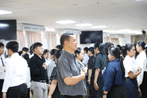 ร่วมพิธีปฐมนิเทศการฝึกซ้อมการเข้ารับพระราชทานปริญญาบัตร ประจำปี พ.ศ. 2569