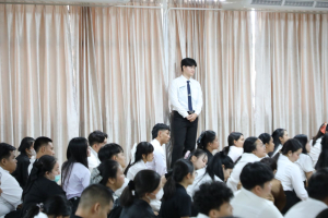 ร่วมพิธีปฐมนิเทศการฝึกซ้อมการเข้ารับพระราชทานปริญญาบัตร ประจำปี พ.ศ. 2569