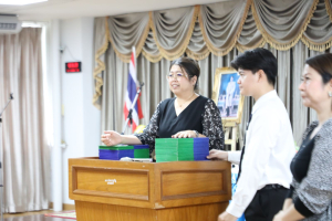 ร่วมพิธีปฐมนิเทศการฝึกซ้อมการเข้ารับพระราชทานปริญญาบัตร ประจำปี พ.ศ. 2569