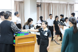 ร่วมพิธีปฐมนิเทศการฝึกซ้อมการเข้ารับพระราชทานปริญญาบัตร ประจำปี พ.ศ. 2569