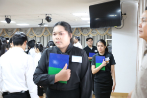 ร่วมพิธีปฐมนิเทศการฝึกซ้อมการเข้ารับพระราชทานปริญญาบัตร ประจำปี พ.ศ. 2569