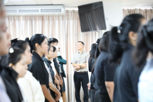 ร่วมพิธีปฐมนิเทศการฝึกซ้อมการเข้ารับพระราชทานปริญญาบัตร ประจำปี พ.ศ. 2569
