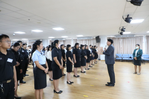 ร่วมพิธีปฐมนิเทศการฝึกซ้อมการเข้ารับพระราชทานปริญญาบัตร ประจำปี พ.ศ. 2569