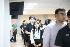 ร่วมพิธีปฐมนิเทศการฝึกซ้อมการเข้ารับพระราชทานปริญญาบัตร ประจำปี พ.ศ. 2569