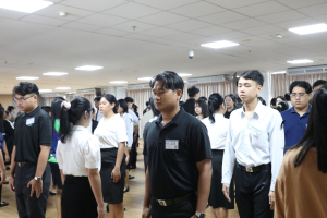 ร่วมพิธีปฐมนิเทศการฝึกซ้อมการเข้ารับพระราชทานปริญญาบัตร ประจำปี พ.ศ. 2569