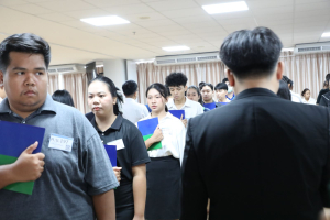 ร่วมพิธีปฐมนิเทศการฝึกซ้อมการเข้ารับพระราชทานปริญญาบัตร ประจำปี พ.ศ. 2569