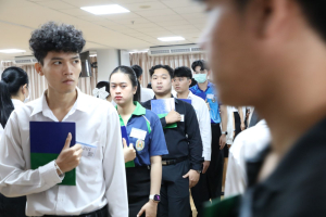 ร่วมพิธีปฐมนิเทศการฝึกซ้อมการเข้ารับพระราชทานปริญญาบัตร ประจำปี พ.ศ. 2569