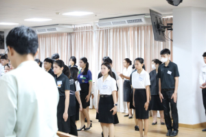 ร่วมพิธีปฐมนิเทศการฝึกซ้อมการเข้ารับพระราชทานปริญญาบัตร ประจำปี พ.ศ. 2569