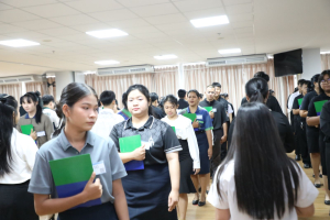 ร่วมพิธีปฐมนิเทศการฝึกซ้อมการเข้ารับพระราชทานปริญญาบัตร ประจำปี พ.ศ. 2569