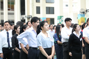 ร่วมพิธีปฐมนิเทศการฝึกซ้อมการเข้ารับพระราชทานปริญญาบัตร ประจำปี พ.ศ. 2569