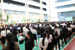 ร่วมพิธีปฐมนิเทศการฝึกซ้อมการเข้ารับพระราชทานปริญญาบัตร ประจำปี พ.ศ. 2569