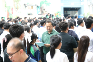 ร่วมพิธีปฐมนิเทศการฝึกซ้อมการเข้ารับพระราชทานปริญญาบัตร ประจำปี พ.ศ. 2569
