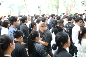 ร่วมพิธีปฐมนิเทศการฝึกซ้อมการเข้ารับพระราชทานปริญญาบัตร ประจำปี พ.ศ. 2569