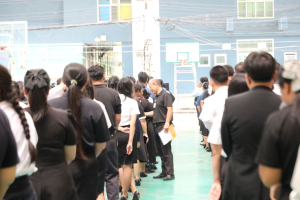 ร่วมพิธีปฐมนิเทศการฝึกซ้อมการเข้ารับพระราชทานปริญญาบัตร ประจำปี พ.ศ. 2569