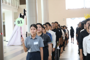 ร่วมพิธีปฐมนิเทศการฝึกซ้อมการเข้ารับพระราชทานปริญญาบัตร ประจำปี พ.ศ. 2569