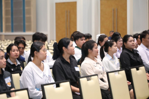 ร่วมพิธีปฐมนิเทศการฝึกซ้อมการเข้ารับพระราชทานปริญญาบัตร ประจำปี พ.ศ. 2569