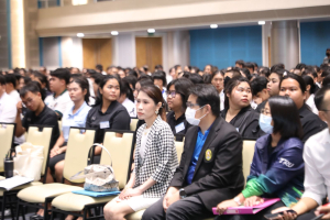 ร่วมพิธีปฐมนิเทศการฝึกซ้อมการเข้ารับพระราชทานปริญญาบัตร ประจำปี พ.ศ. 2569