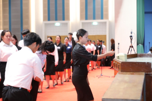 ร่วมพิธีปฐมนิเทศการฝึกซ้อมการเข้ารับพระราชทานปริญญาบัตร ประจำปี พ.ศ. 2569