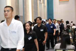ร่วมพิธีปฐมนิเทศการฝึกซ้อมการเข้ารับพระราชทานปริญญาบัตร ประจำปี พ.ศ. 2569