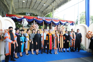 ร่วมพิธีการฝึกซ้อมใหญ่พิธีพระราชทานปริญญาบัตร ประจำปี พ.ศ. 2569
